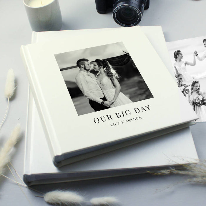 Personalised Photo Upload Wedding Day Photo Album - Square