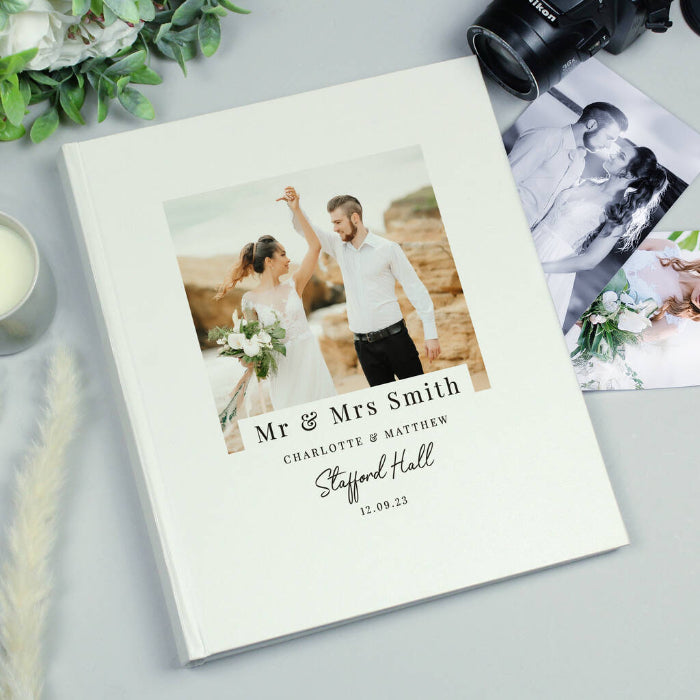 Personalised Photo Upload Traditional Wedding Photo Album