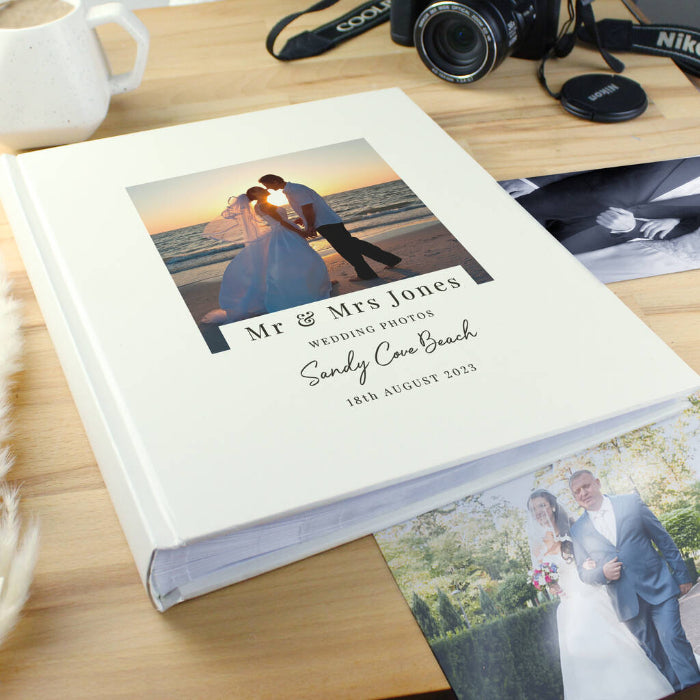 Personalised Photo Upload Traditional Wedding Photo Album
