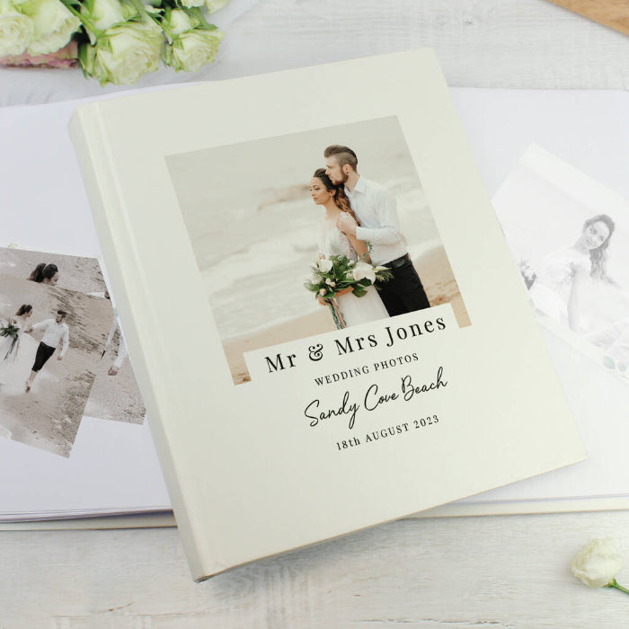 Personalised Photo Upload Wedding Day Photo Album