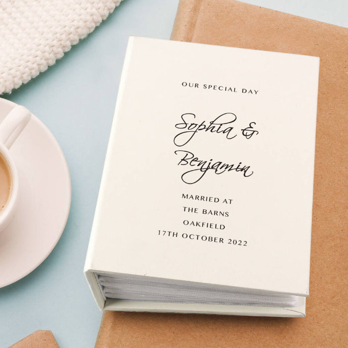 Personalised Custom Wedding Photo Album With Sleeves