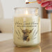 Personalised Highland Cow Large Candle Glass Jar