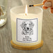 Personalised Dog Memorial Illustration Candle Jar