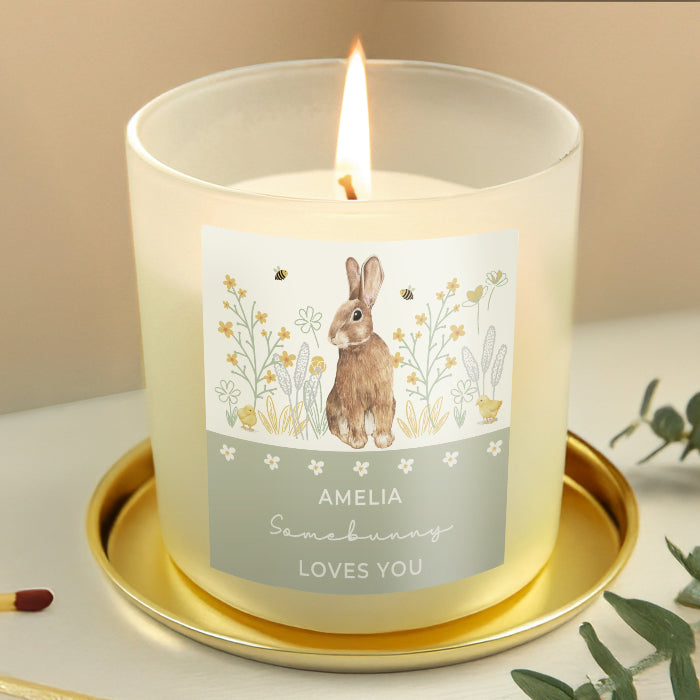 Personalised Bunny Candle Jar