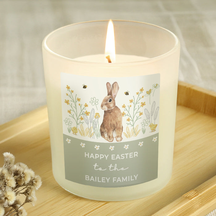 Personalised Bunny Candle Jar