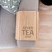 Personalised Seven Tea 70th Birthday Sofa Tray
