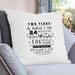 Personalised 2nd Wedding Anniversary Cushion