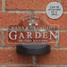 Personalised Welcome To Garden Sign Outdoor Solar LED Light