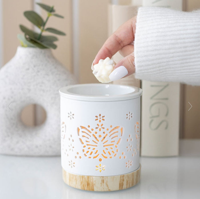 Matte Ceramic Butterfly Oil & Wax Melt Burner