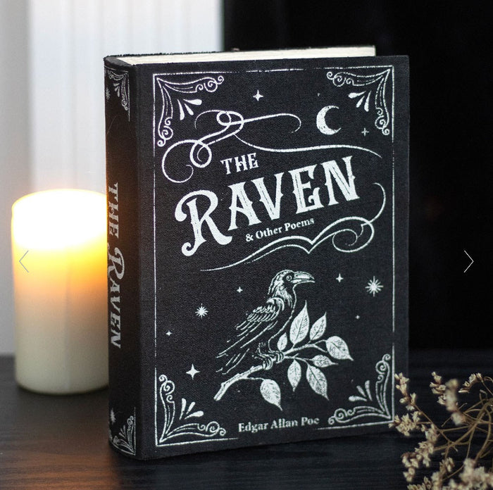 Gothic Homeware The Raven Book Shaped Storage Box