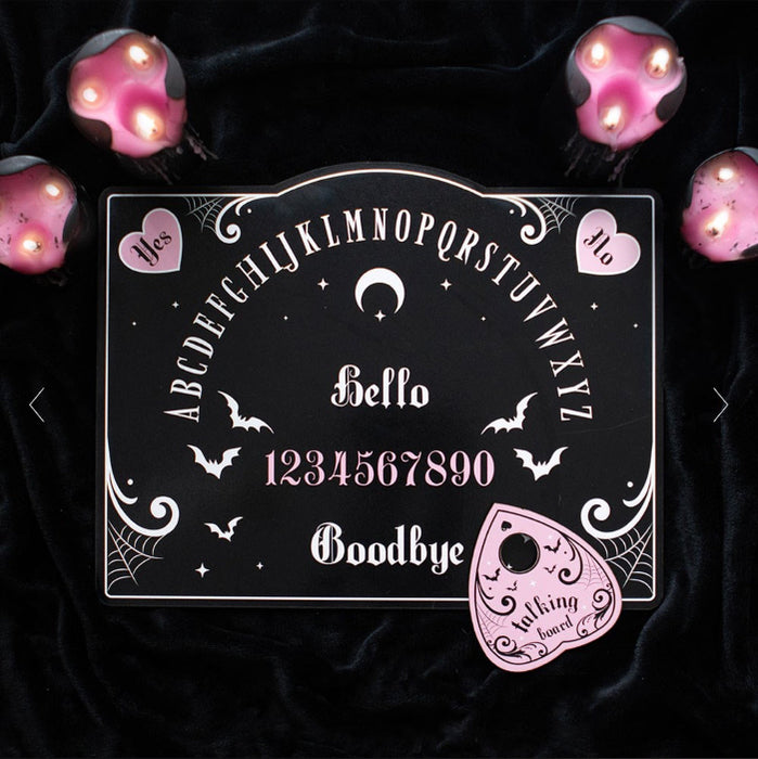 Gothic Homeware Pink and Black Talking Board