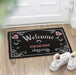 Gothic Homeware Pink and Black Talking Board Doormat