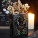 Gothic Homeware Poisonous Plants Book Shaped Vase