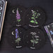 Gothic Homeware Poisonous Plants Coaster Set