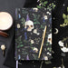 Gothic Venom & Vines Skull Print A5 Notebook