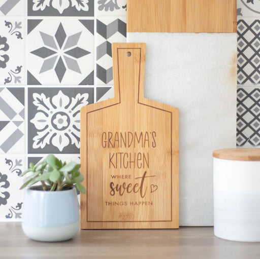 Grandma’s Kitchen Bamboo Paddle Chopping Board