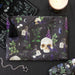 Gothic Venom & Vines Skull Print Makeup Bag