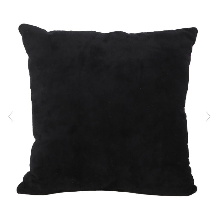Gothic Homeware 35cm Square Venom & Vines Skull Print Cushion