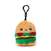 Squidglys Foodiemals Burger Plush Keyring
