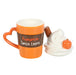 Autumn Decor Pumpkin Spice Latte Shaped Lidded Mug