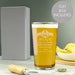 Engraved Diamond Birthday Pint Glass & Gift Box