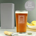 Engraved 1st Class Dad Pint Glass & Gift Box