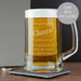 Engraved Cheers Pint Tankard Glass & Gift Box