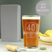 Engraved Age & Name Birthday Pint Glass & Gift Box