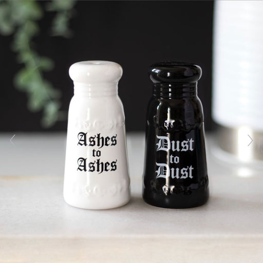 Ashes to Ashes Gothic Salt and Pepper Set