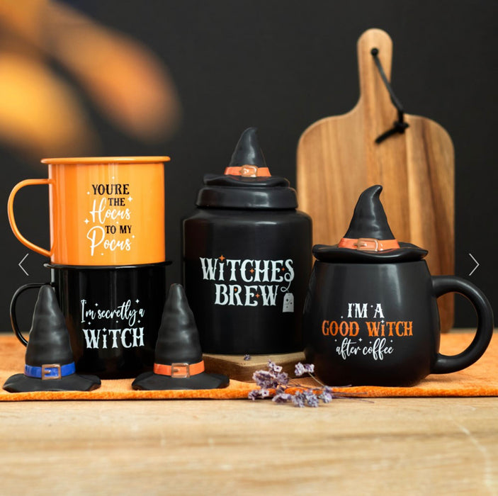 Witch Hat Salt And Pepper Shakers Set