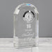 Engraved 16th Wedding Anniversary Crystal Clock