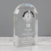 Engraved 10th Wedding Anniversary Crystal Clock
