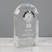 Engraved 30th Wedding Anniversary Crystal Clock