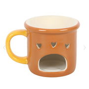 Autumn Pumpkin Spice Mug Shaped Oil Burner & Wax Melt Warmer