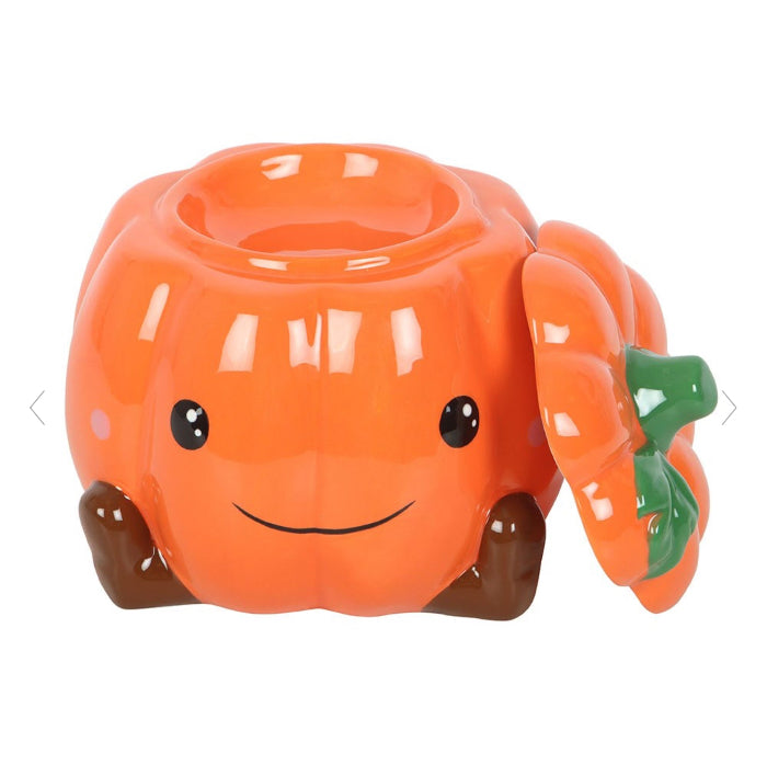 Halloween Autumn Decor Smiling Pumpkin Oil Burner & Wax Melt Warmer