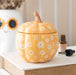 Halloween Autumn Groovy Floral Pumpkin Oil Burner