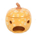 Halloween Autumn Groovy Floral Pumpkin Oil Burner