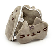 Relaxeazzz Pusheen Cat Shaped Travel Pillow & Eye Mask