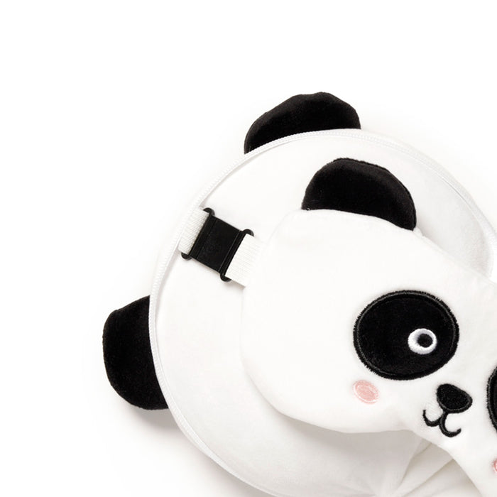Relaxeazzz Panda Plush Travel Pillow & Eye Mask