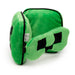 Relaxeazzz Minecraft Creeper Shaped Plush Travel Pillow & Eye Mask