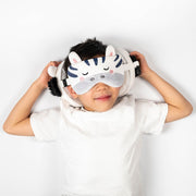 Relaxeazzz Adoramals Bali the Zebra Plush Travel Pillow & Eye Mask