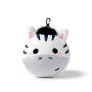 Relaxeazzz Adoramals Bali the Zebra Plush Travel Pillow & Eye Mask