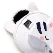 Relaxeazzz Adoramals Bali the Zebra Plush Travel Pillow & Eye Mask