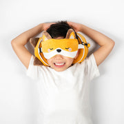 Relaxeazzz Adoramals Finnick the Fox Plush Travel Pillow & Eye Mask