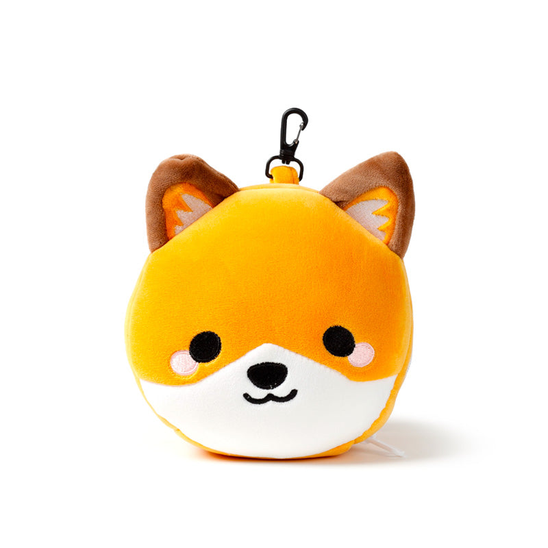 Relaxeazzz Adoramals Finnick the Fox Plush Travel Pillow & Eye Mask