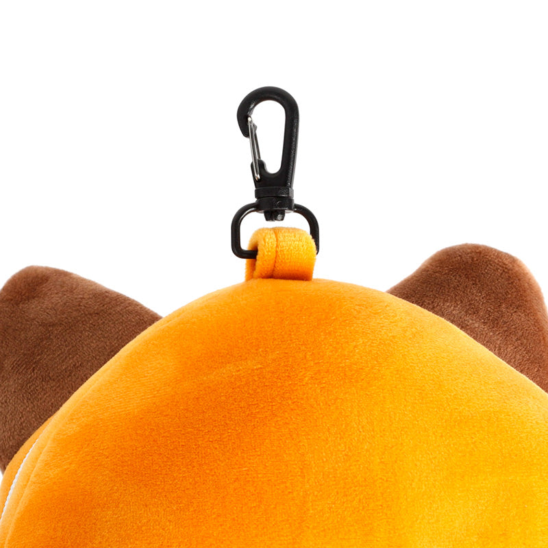 Relaxeazzz Adoramals Finnick the Fox Plush Travel Pillow & Eye Mask