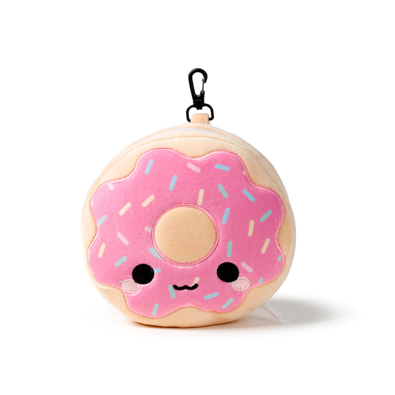 Relaxeazzz Adorasnacks Donut Plush Travel Pillow & Eye Mask
