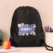 Personalised Children’s Good Vibes Black Swimming & Kit Bag