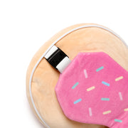 Relaxeazzz Adorasnacks Donut Plush Travel Pillow & Eye Mask