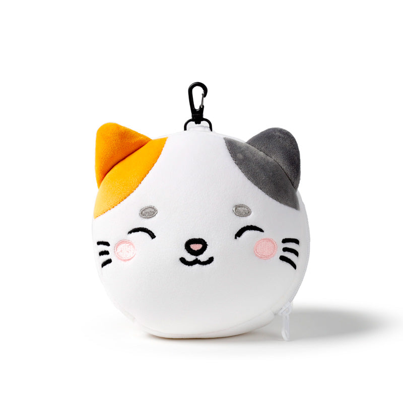Relaxeazzz Adoramals Pets Lola the Cat Plush Travel Pillow & Eye Mask